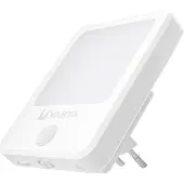 Varta Motion Sensor Plug Light 18624101401 Nachtlamp met bewegingsmelder LED Warmwit Wit