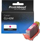 PrintAbout Inktcartridge CLI-42M Magenta geschikt voor Canon