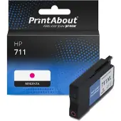 PrintAbout Huismerk HP 711 (CZ131A) Inktcartridge Magenta