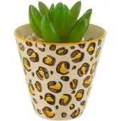 Sass & Belle Bloempotje luipaard print -