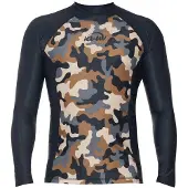 IQ-UV Uv 230 Slim Fit Rash Guard Met Lange Mouwen Veelkleurig S Man