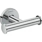 Hansgrohe Logis Universal dubbele handdoekhaak, chroom