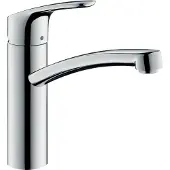 Hansgrohe focus m41 eengreeps keukenmengkraan 160 ecosmart, chroom