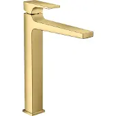 Hansgrohe Metropol - Wastafelkraan met afvoergarnituur Push-Open, gepolijst goud 32512990