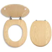 Novaservis Toiletbril , bekleed met fineer op MDF-basis