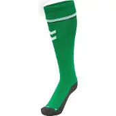 Hummel Sportsokken 'Core' groen / zwart gemêleerd / wit