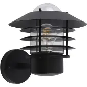 Olucia - FELICE - Buitenmuurlamp - Zwart - Vorm: Rond
