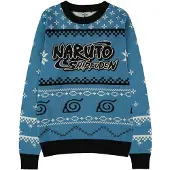 Naruto - Anime kersttrui - Shippuden - Logo - XL tot XXL - voor Mannen - meerkleurig - Maat XXL