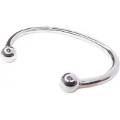 Christian Zilveren bangle