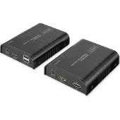 Digitus Cat.6 HDMI Extender 4K/60Hz met KVM USB 2.0 over IP 1G tot 120m/200m, max. 253 ontvangers, touchscreen - set
