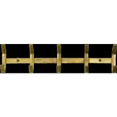 House Doctor Hank Haakrail Met 5 Haken Goud - Haken en hangers Ijzer Golden - 900000510