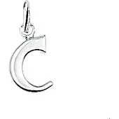 The Jewelry Collection Zilveren Hanger letter C 1002763