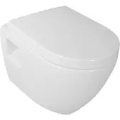 Aqualine Nera Hangtoilet 35,5x50cm, wit