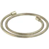 May Doucheslang Smooth 125 cm Geborsteld Mat Goud PVD