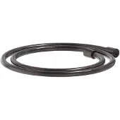 May Doucheslang Smooth 150 cm Geborsteld Carbon Black PVD