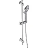 May Glijstangset Met 3-Standen Handdouche, Doucheslang en Glijstang 70 cm Chroom
