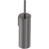 May Toiletborstel Wandmodel Geborsteld Carbon Black PVD