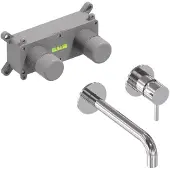 May Stilo Inbouw Wastafelkraan - Chroom - Messing - Kranen, Wastafelkranen, Inbouw Wastafelkranen - 8718835381868