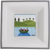 Villeroy & Boch Cadeauverzameling Land, Kom + Kom, Blauw, Groen, Veelkleurig