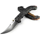 Benchmade Mini Bedlam Stonewash vouwmes, Carbon Fiber