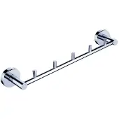 Nimco Unix - Handdoekhouder met 5 haken, chroom UN 13054-5-26
