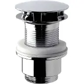 Omp Tea Niet-afsluitbare wastafelafvoer 5/4“, grote stop, 30-45mm, chroom