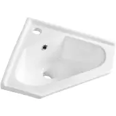 A&n&a aqualine Keramische hoekwastafel 41x41 cm, voor meubel