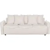 Beliani KRAMA - Slaapbank - Wit - Polyester