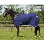 QHP Zweetdeken Ornament Donkerblauw