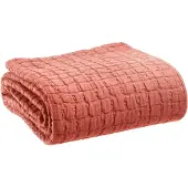 Vivaraise Swami plaid Pêche 240 X 260