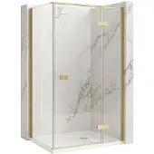 REA Atlas 90X80 Left - Douchecabine - Gouden Schotse - 90X80X200Cm