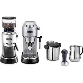 De'Longhi EC685MPACK Barista Pack Dedica Zilver