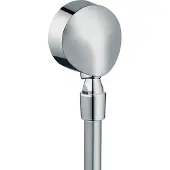 Hansgrohe - Fixfit E Slangaansluitknie met terugslagklep en kogelgewricht, chroom 27505000