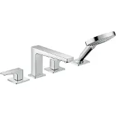 Hansgrohe Metropol 4-gats Badmengkraan inbouw Chroom