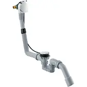 Hansgrohe exafill s complete set voor normale baden, chroom