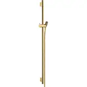 Hansgrohe Unica S Puro glijstang 90 cm met doucheslang, Polished Gold Optic