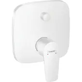 Hansgrohe Talis E badmengkraan afbouwdeel wit mat