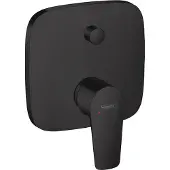 Hansgrohe Talis E badmengkraan afbouwdeel zwart mat