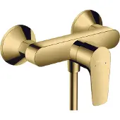 Hansgrohe Talis E ééngreeps douchemengkraan opbouw, Polished Gold Optic