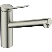Hansgrohe Zesis M33 ééngreeps keukenmengkraan 150 LowPressure 1jet, rvs look