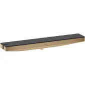 Hansgrohe rainfinity muuraansluiting porter 500 met douchehouder en planchet l, brushed bronze