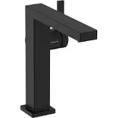 Hansgrohe Tecturis E ééngreeps wastafelkraan 150 Fine CoolStart met afvoerplug, mat zwart