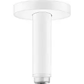 Hansgrohe plafondbevestiging S 100 mm, mat wit