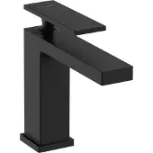 Hansgrohe Tecturis E ééngreeps wastafelkraan 110 CoolStart met PopUp trekwaste, mat zwart