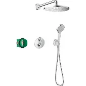 Hansgrohe Croma - Inbouw Doucheset - Ecostat thermostaat - 280mm - 1 straalfunctie - Chroom