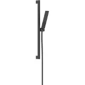 Hansgrohe Doucheset Pulsify E 1jet met Unica douchestang 650mm, matzwart, artikelnummer 24370670