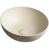 Sapho Vrijstaand waskom formigo dia. 39 cm rond geel