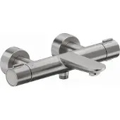 Duravit Wave - Thermostatische badkraan, geborsteld rvs WA5220000070