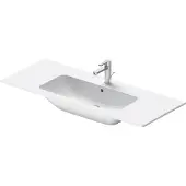 Duravit Starck Me meubelwastafel 123x49cm met 1 kraangat met overloop wit
