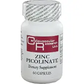 Cardiovascular Research Cardio Vasc Res Zink picolinaat 25 mg 60 capsules